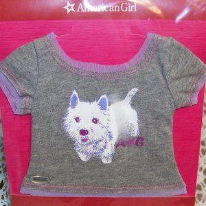 AMERICAN GIRL Graphic Fashion Tee For Dolls NIP Great Gift Idea!